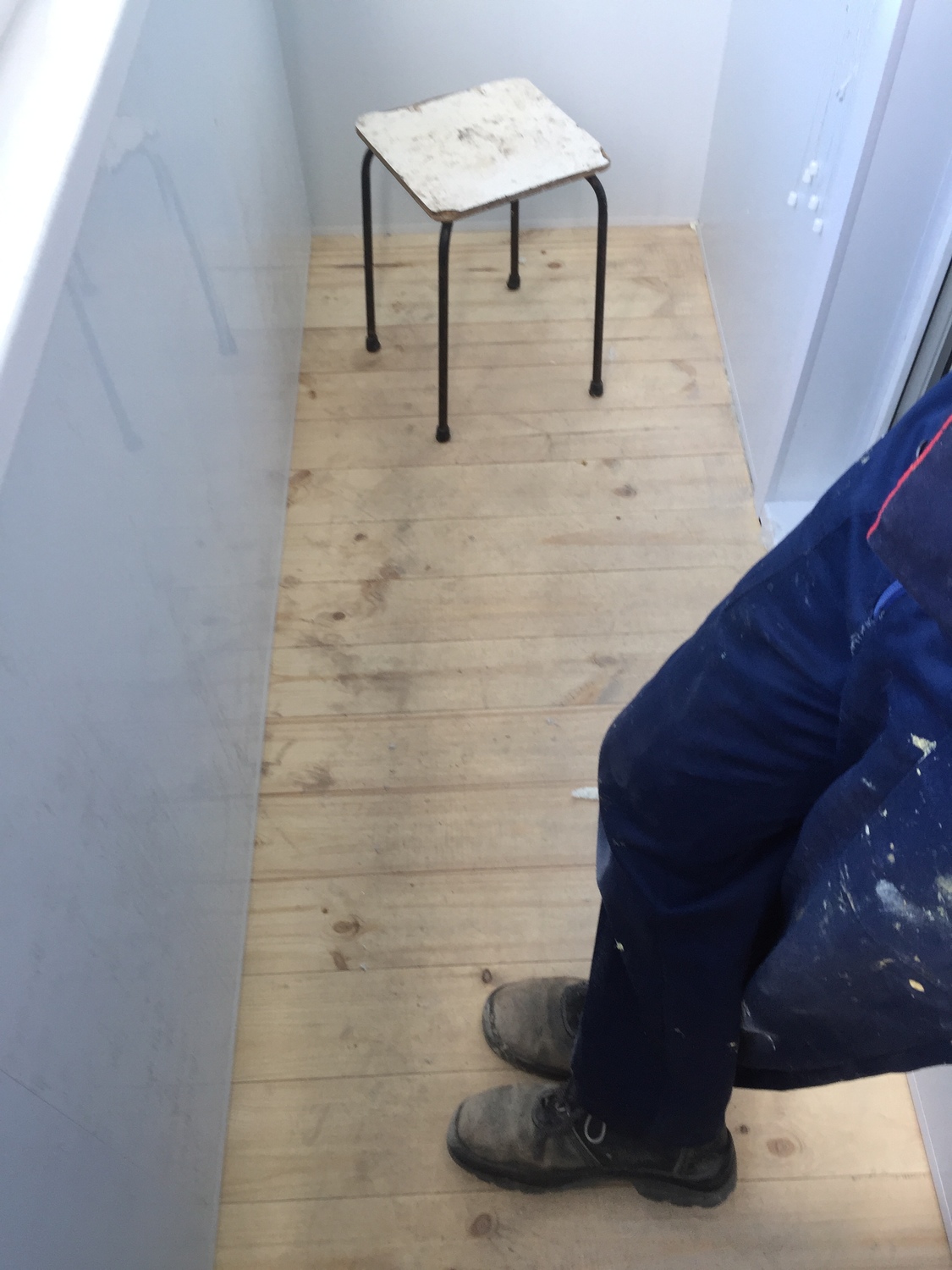 Балкон П-образный, остекление профилем ПВХ 